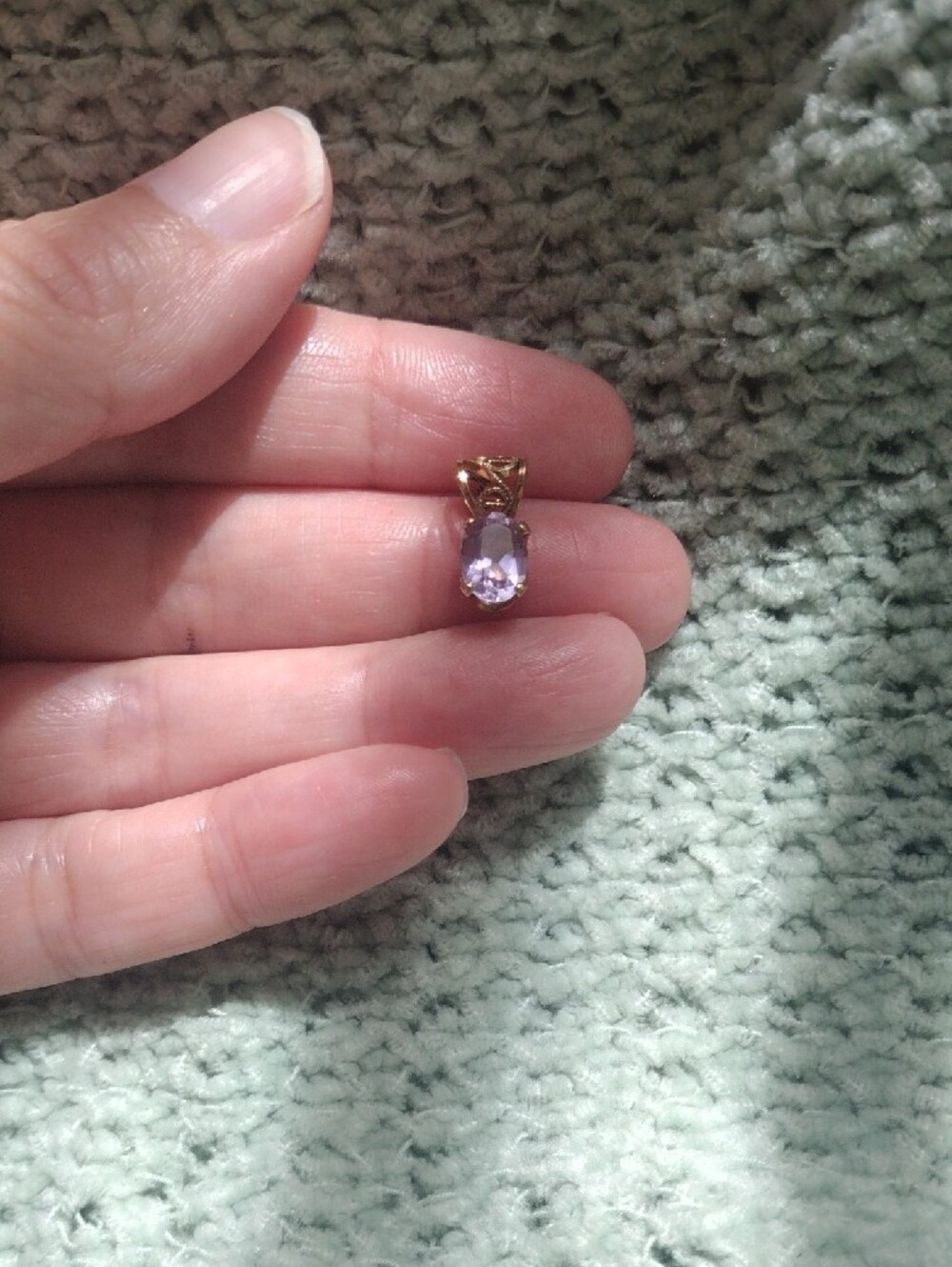 Genuine Amethyst Pendant - Picture 8 of 12